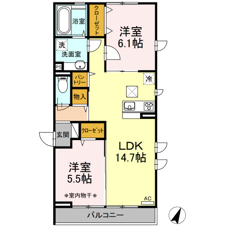 2LDK