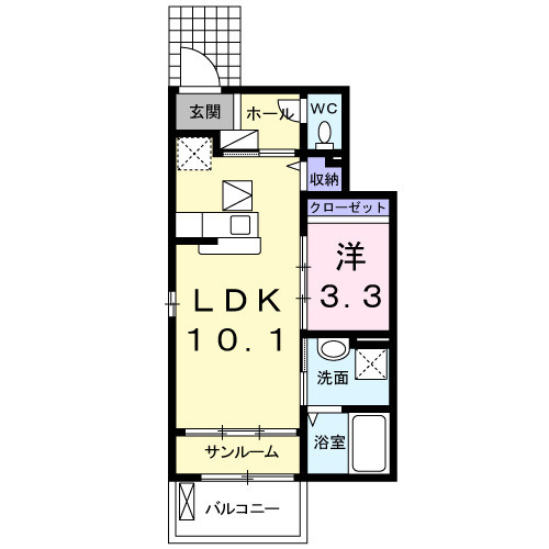 1LDK