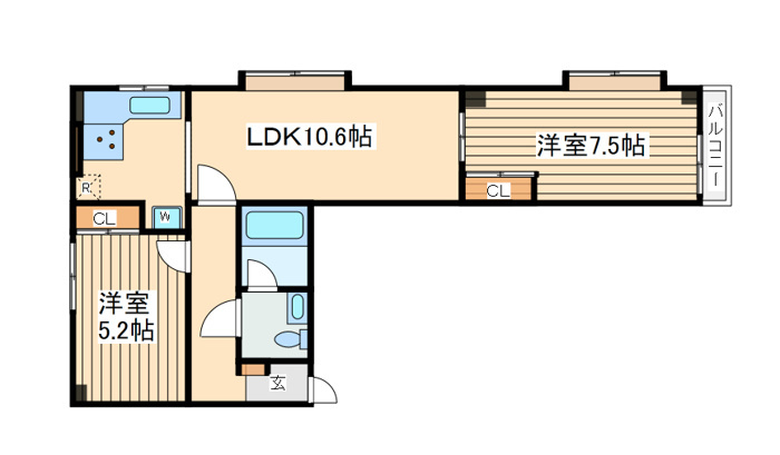 2LDK