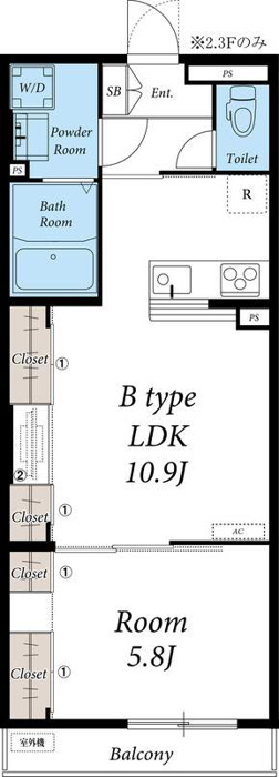 1LDK